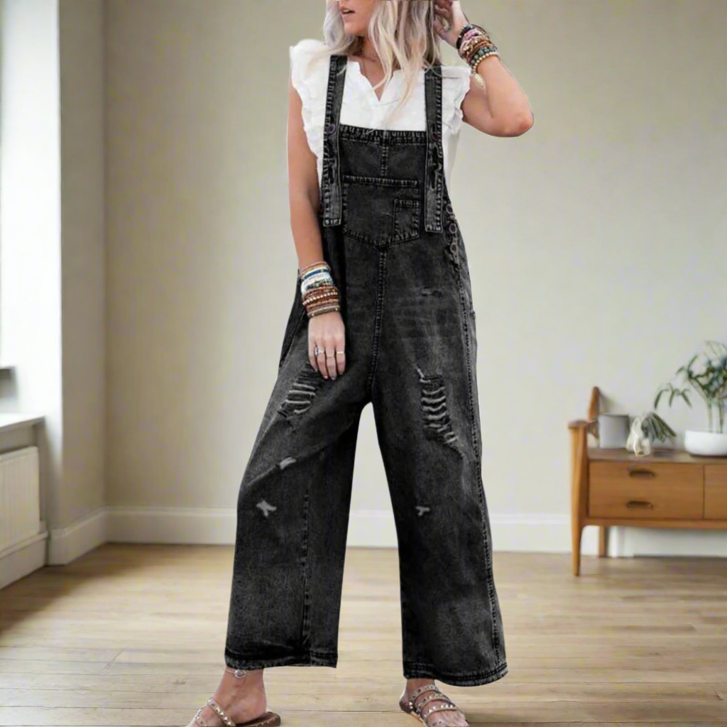 CARMELITA™ – Vintage Washed Nastavitelný Overal