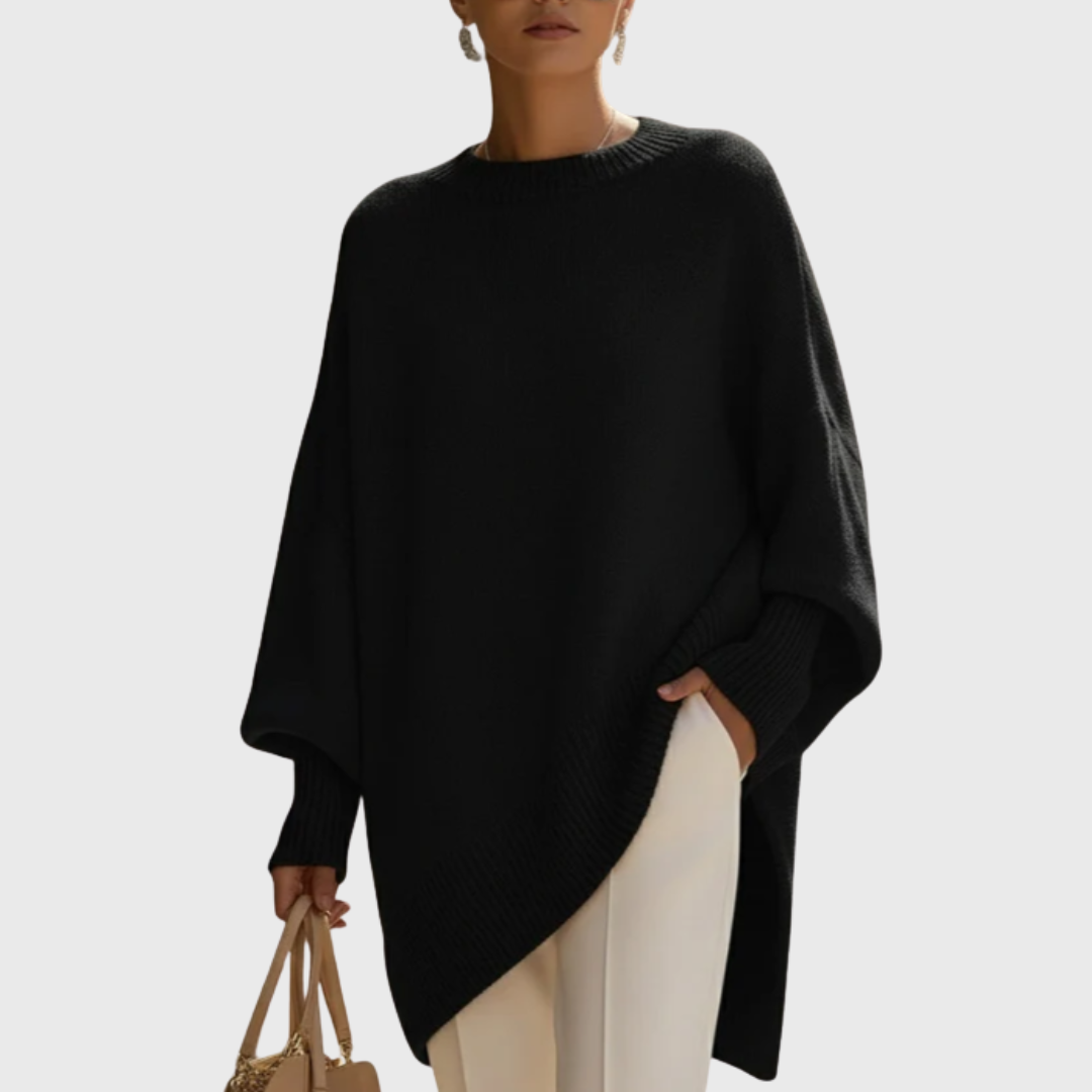 Livia | Oversized pončo svetr