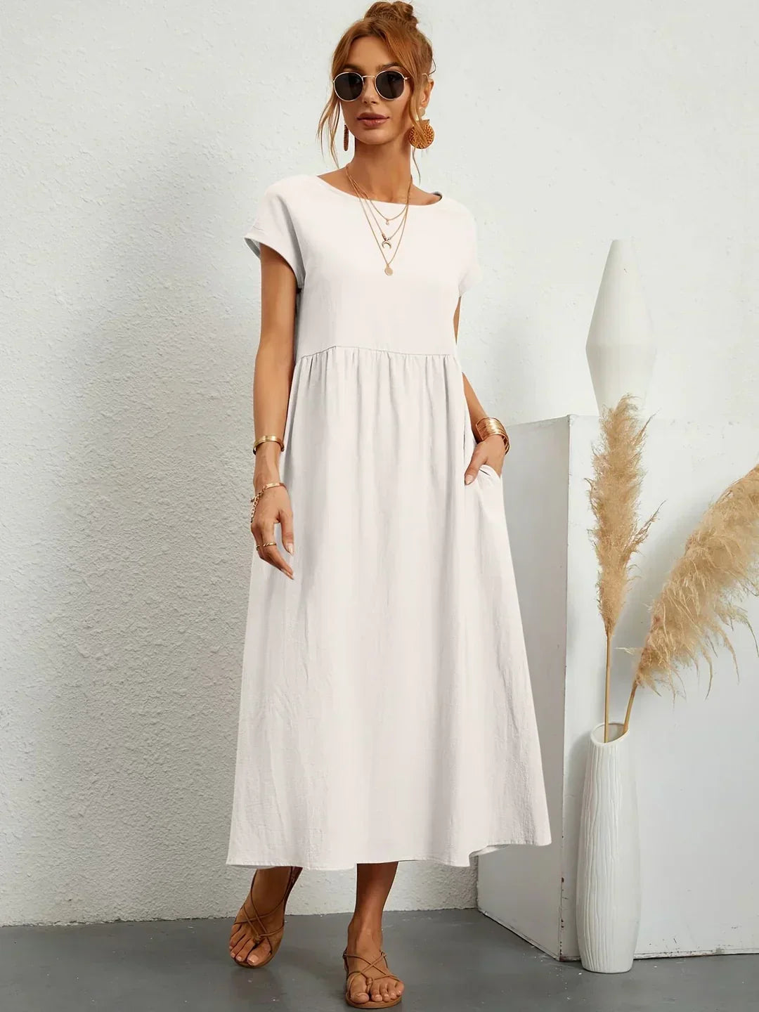 Gabrielle | Elegantní midi šaty s nadčasovým designem