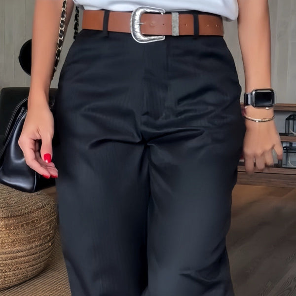 Mathilda | Elegantní kalhoty s pruhy, které lichotí postavě