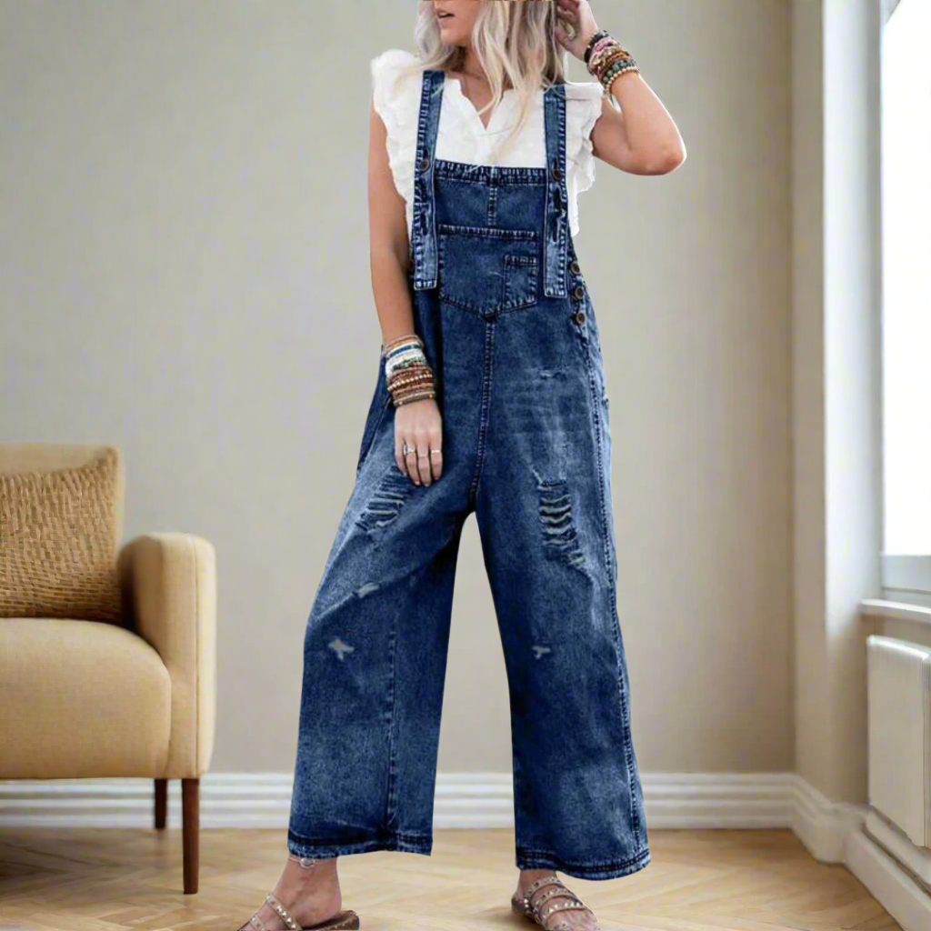 CARMELITA™ – Vintage Washed Nastavitelný Overal