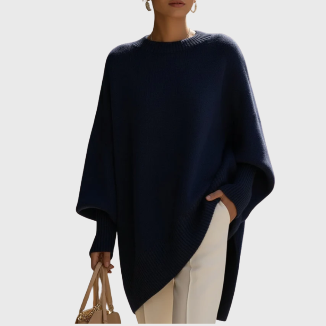 Livia | Oversized pončo svetr