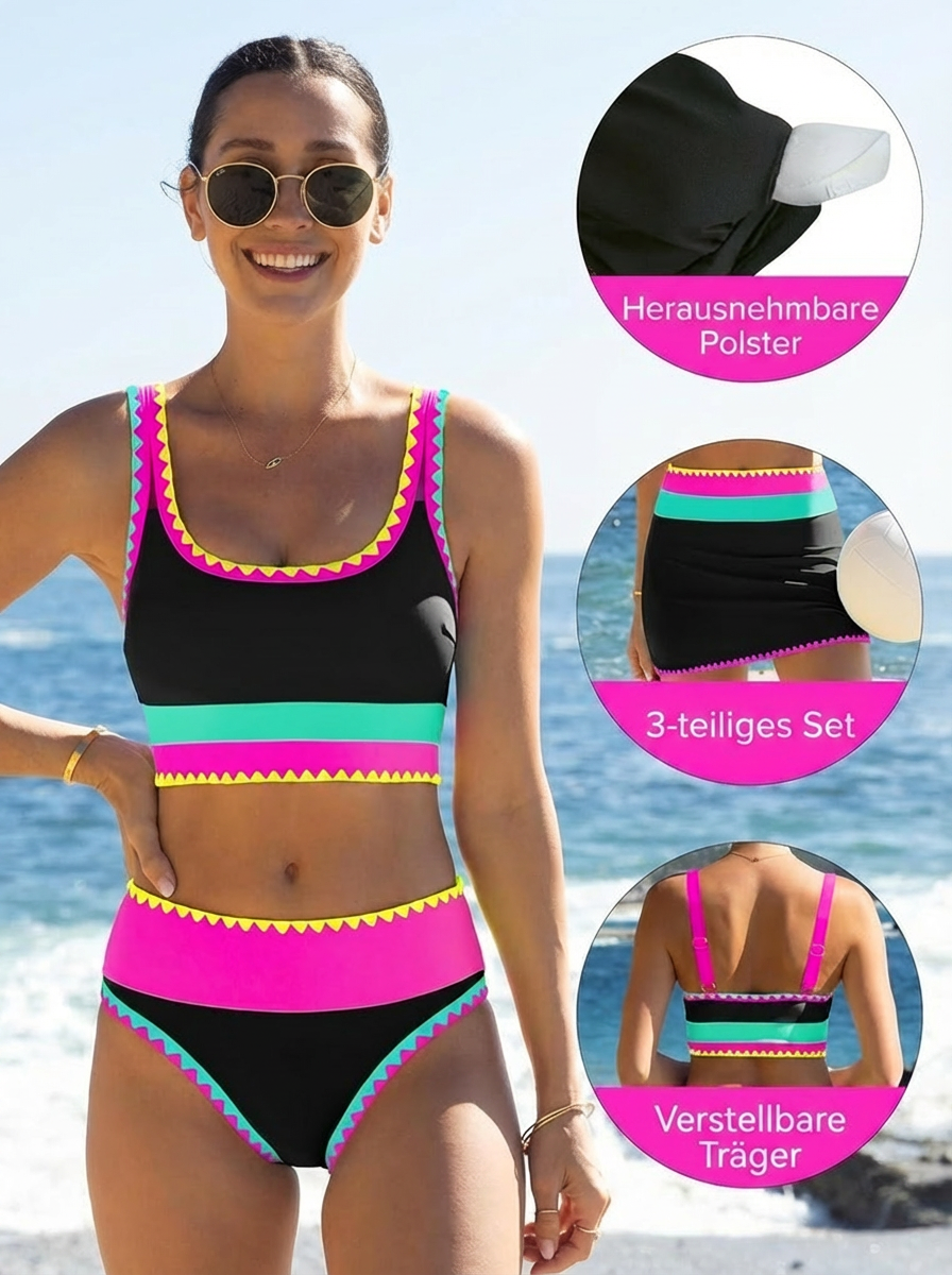 Bikiny s okamžitým zkráceným topem Lucy
